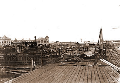 incendio de la rambla de Mar del Plata